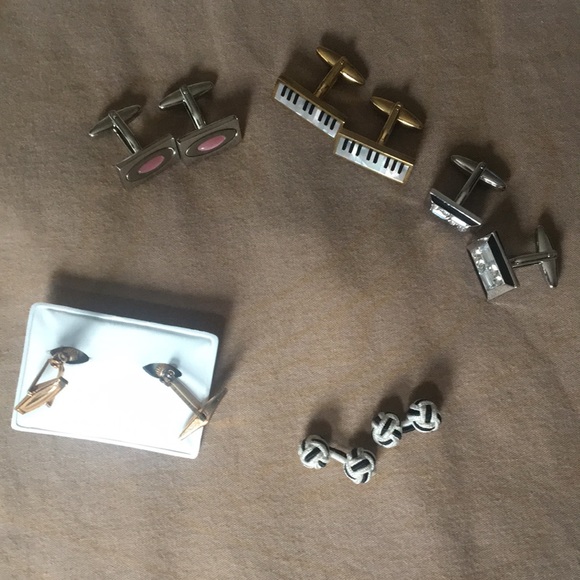 Set of five cuff links - Picture 8 of 8
